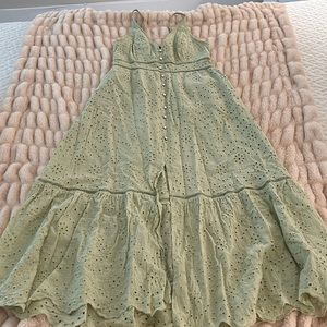 Eyelet maxi dress